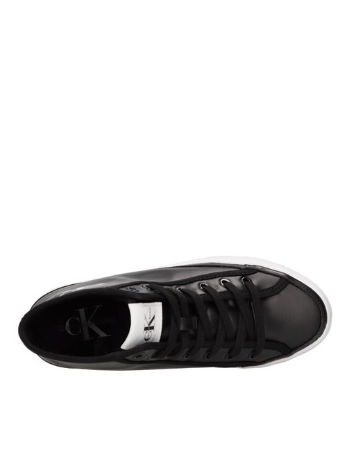 Sneakers alte in ecopelle CALVIN KLEIN | YW0YW01226NERO